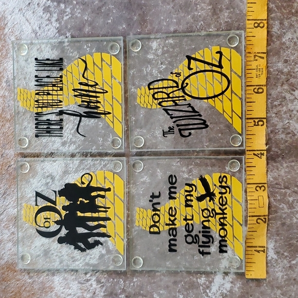 Wizard Of Oz glass coasters - Picture 2 of 2